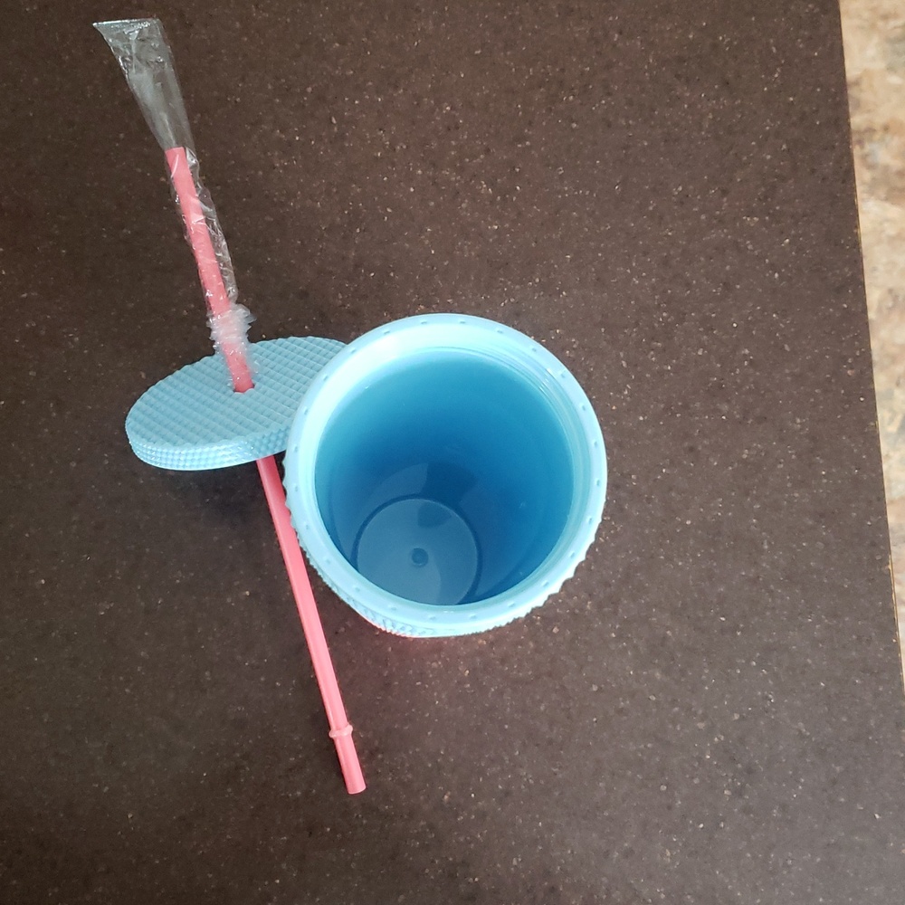 Disney Lilo & Stitch Studded Plastic Tumbler with Straw 24 Oz. - Picture 5 of 5